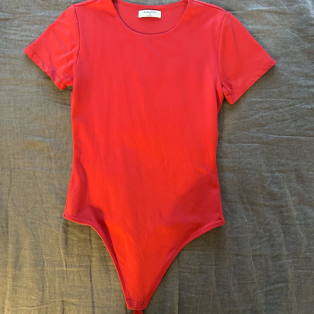 Aritzia Babaton Women's Red Bodysuit - Size M - Worn once